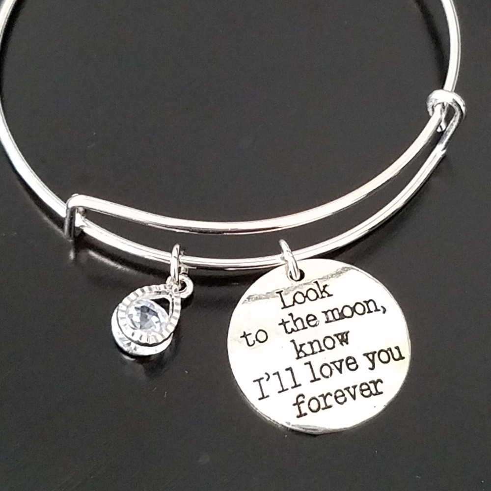 Look to the moon and know I'll love you forever